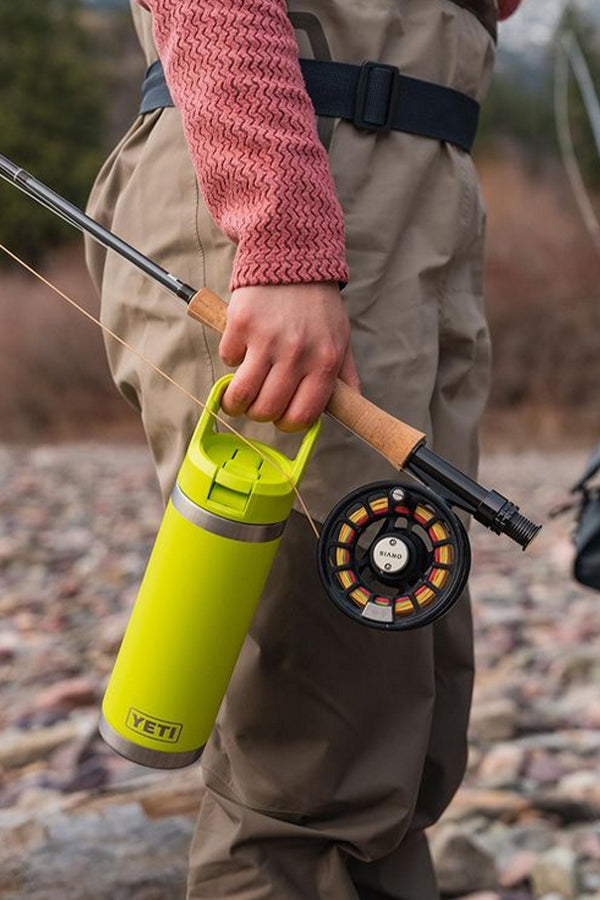 YETI Cosmic Lilac 18oz Rambler Bottle with Matching Straw Cap **Brand New**