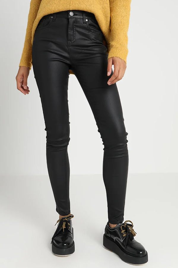 B Young KATO KIKO Coated Jeans