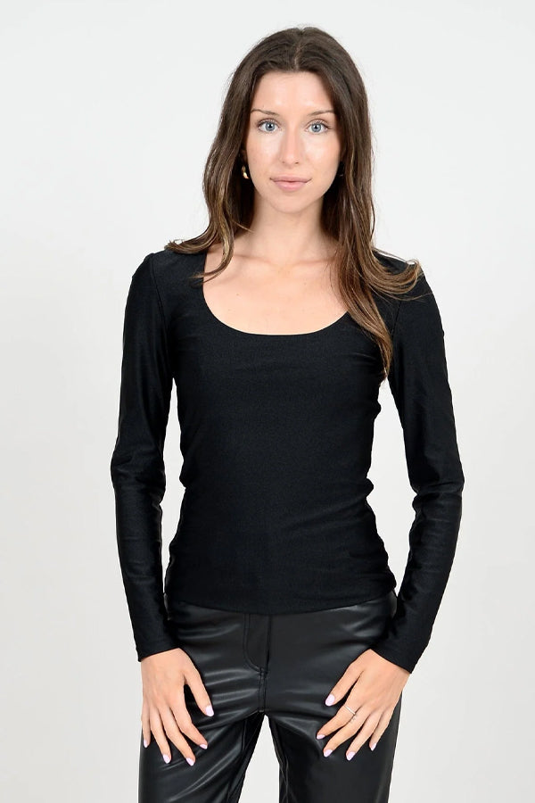 RD Style Second Skin Sofie Scoop Neck Top