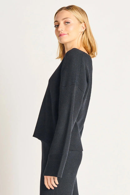 Dex Wide Sleeve Ribbed Sweater