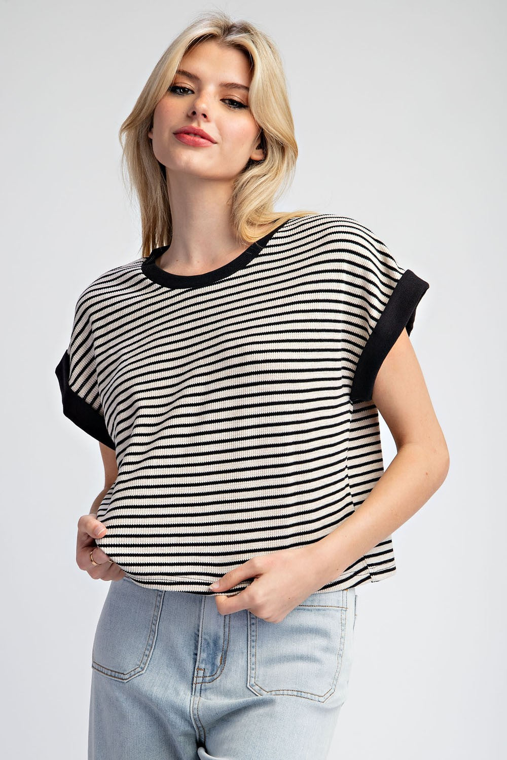 BK Striped Short Sleeve Top
Bk Short Sleeve Top