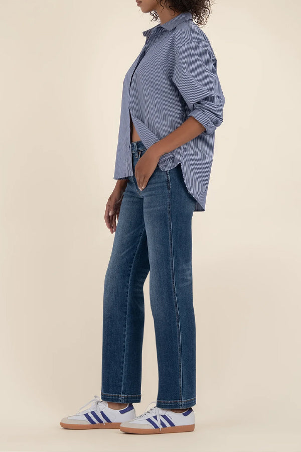 Kut Patti High Rise Straight Leg Jeans