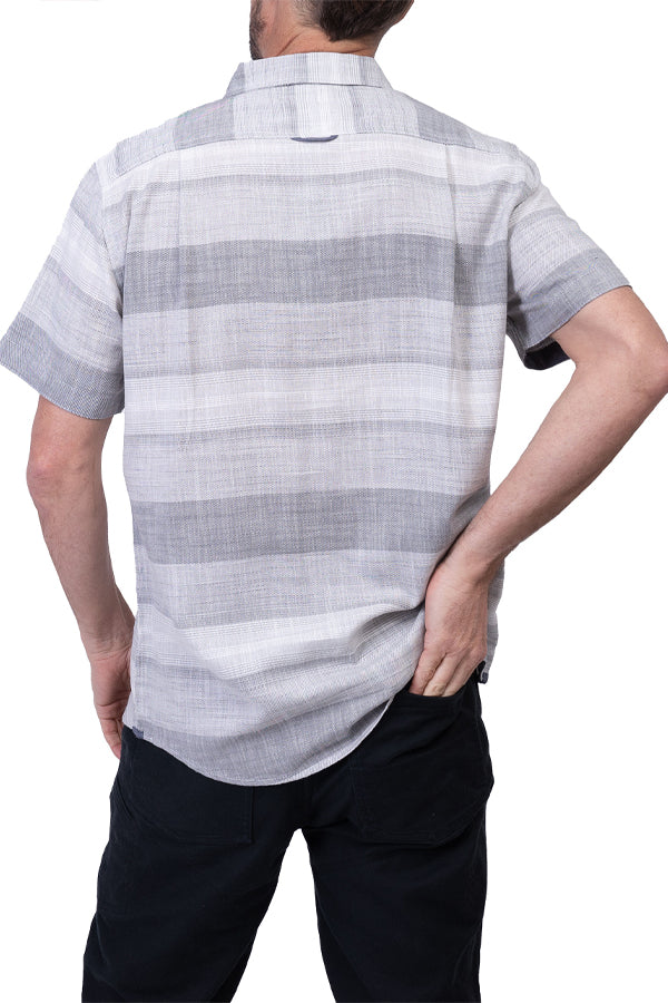Silver Stripe Short Sleeve Shirt