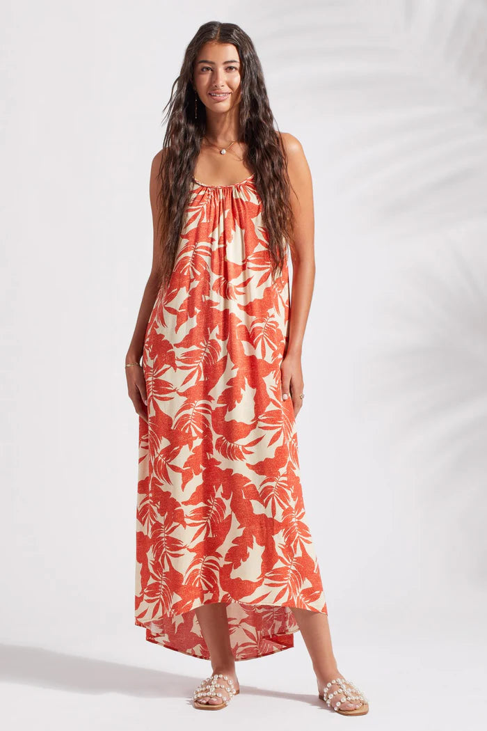 Tribal Sleeveless High Low Dress BK's Brand Name Clothing Tribal Sleeveless High Low Dress BK's Brand Name Clothing