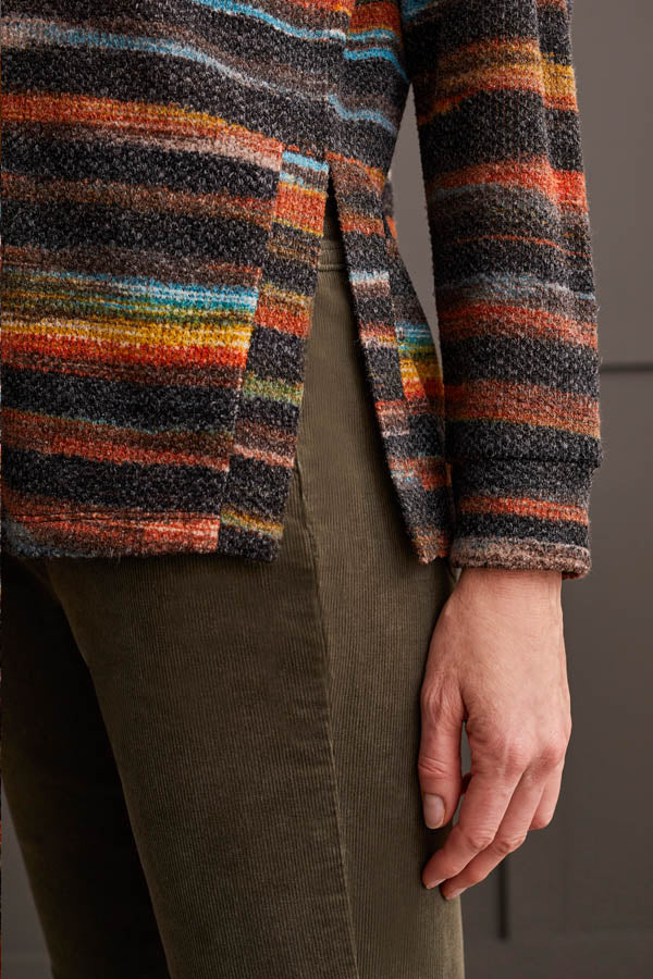 Tribal Mock Neck Top