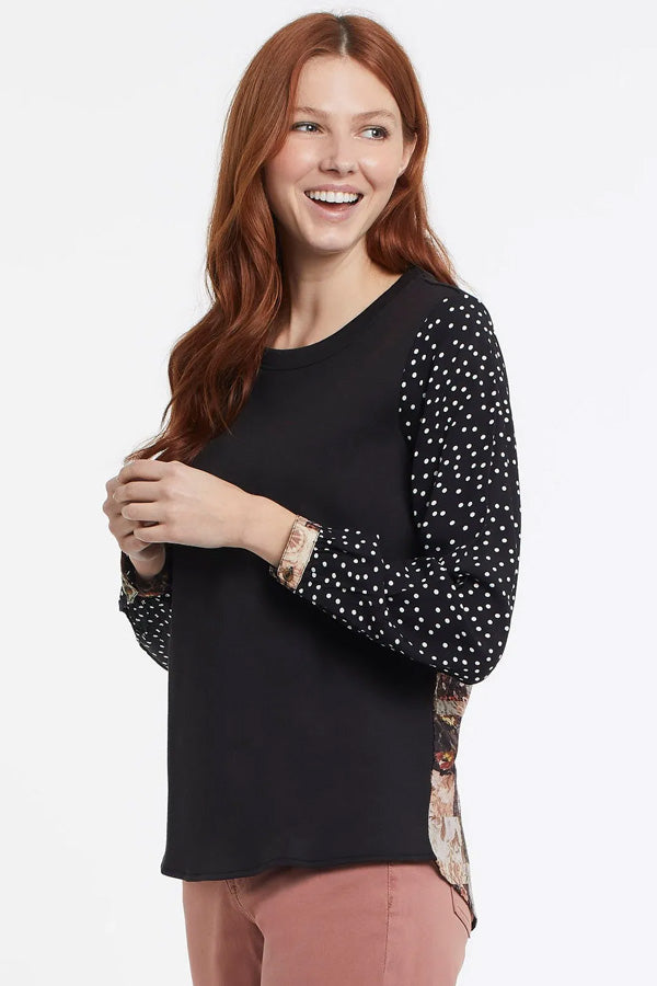 Tribal Combination Print Top