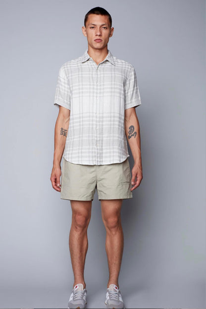 Hedge Check Short Sleeve Button Up