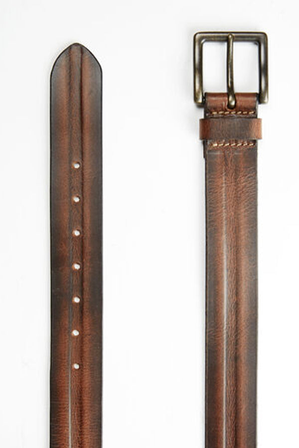 Silver Distressed 38mm Belt