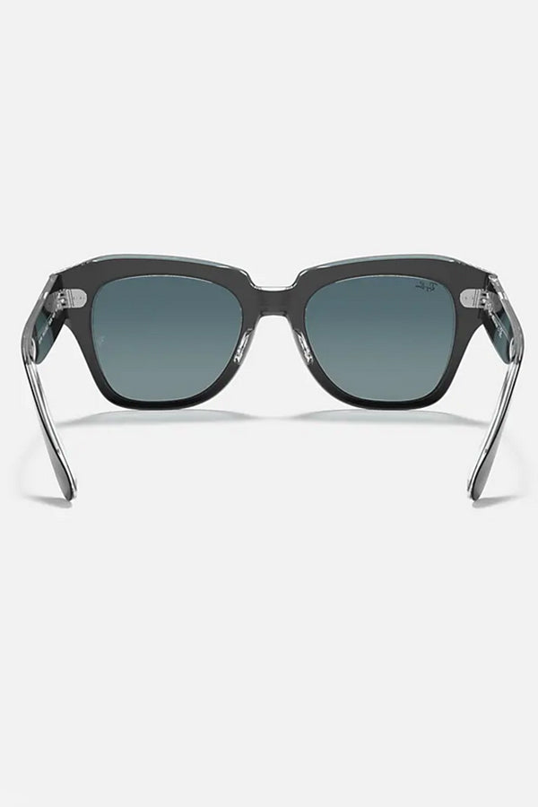 Ray Ban State Street Black on Transparent