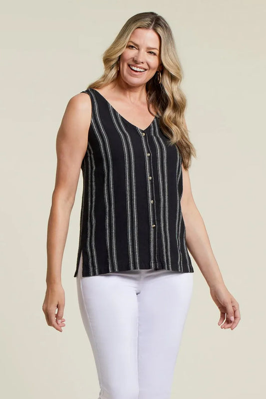 Tribal Flowy Button Front Cami
