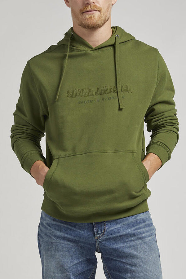 Silver Unisex Logo Hoodie