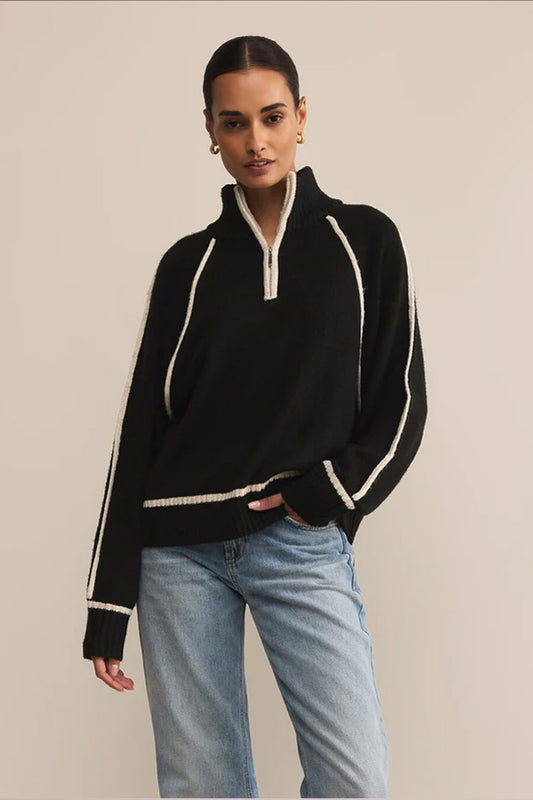 Z Supply Alps Half Zip Sweater