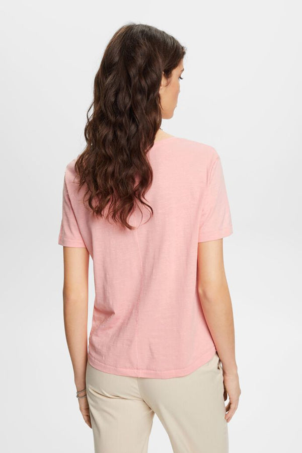 Esprit V-Neck Cotton T-Shirt