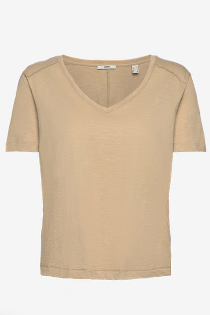 Esprit V-Neck Cotton T-Shirt
