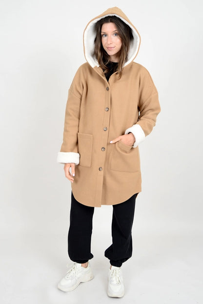 RD Style Bea Hooded Shacket