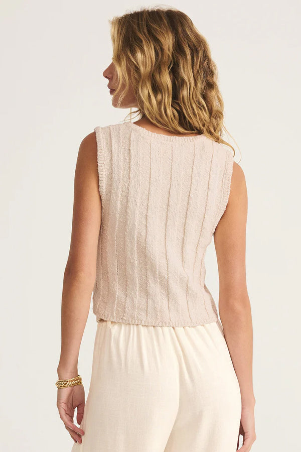 Z Supply Calan Rib Sweater Cropped Tank
