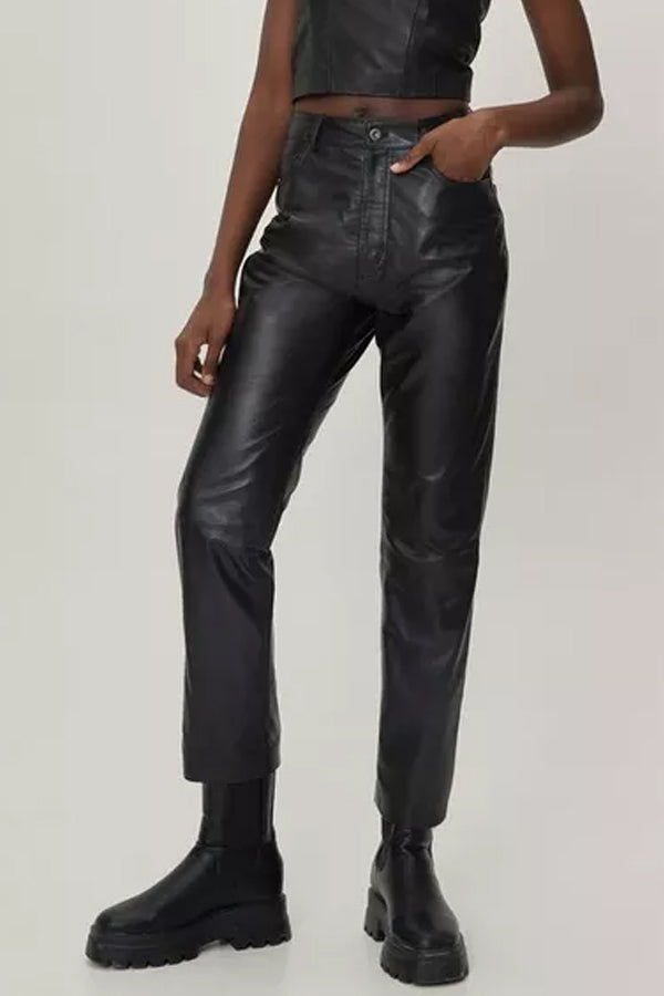 Point Zero Faux Leather Straight Leg Pants – BK's Brand Name Clothing