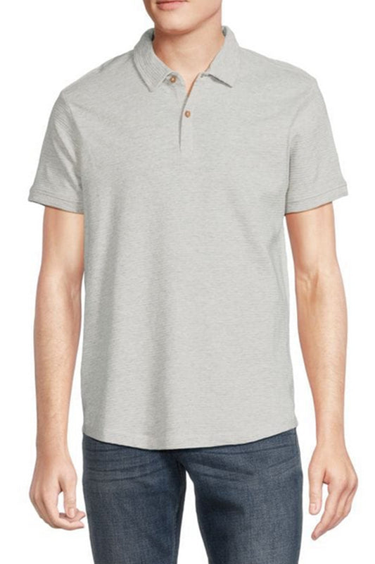 HEDGE Ribbed Knit Polo