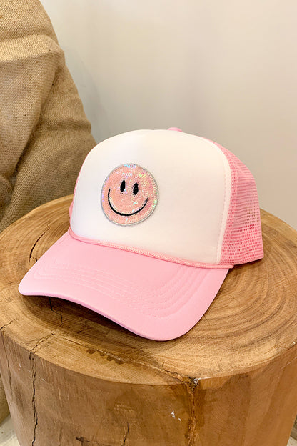 BK Smiley Patch Trucker Hat