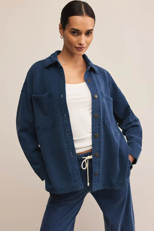 Z Supply All Day Knit Denim Jacket