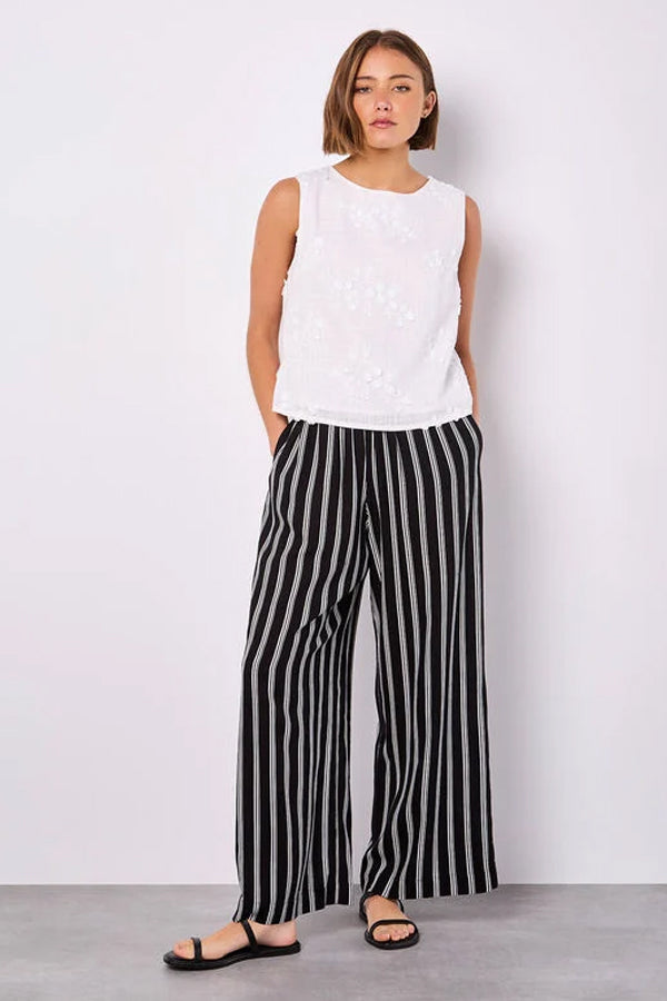 Apricot Wide Leg Trouser