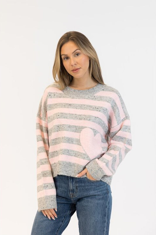 Lyla & Luxe Jessie Fleck Sweater
