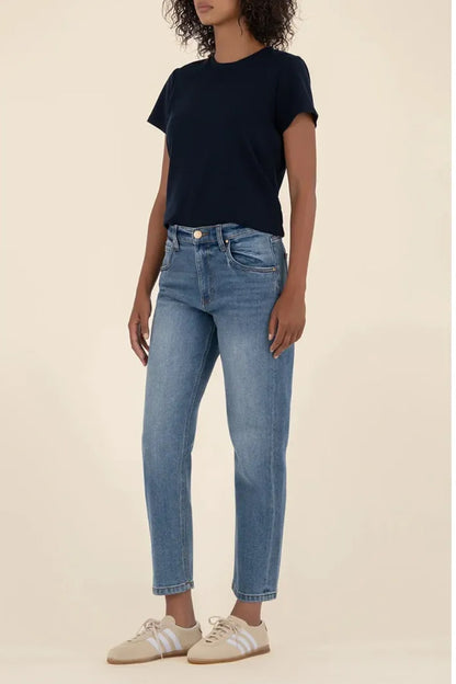 Kut Kit High Rise Baggy Straight Jean