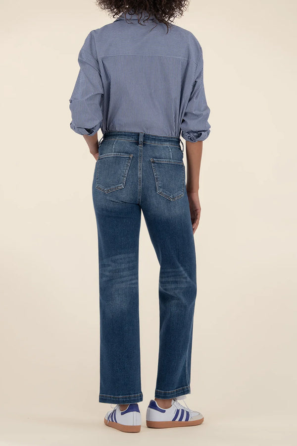 Kut Patti High Rise Straight Leg Jeans