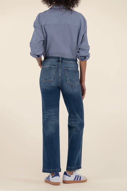Kut Patti High Rise Straight Leg Jeans