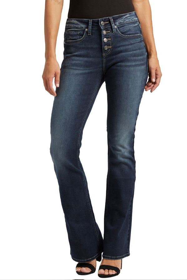 Most Wanted Mid Rise Straight Leg Jeans