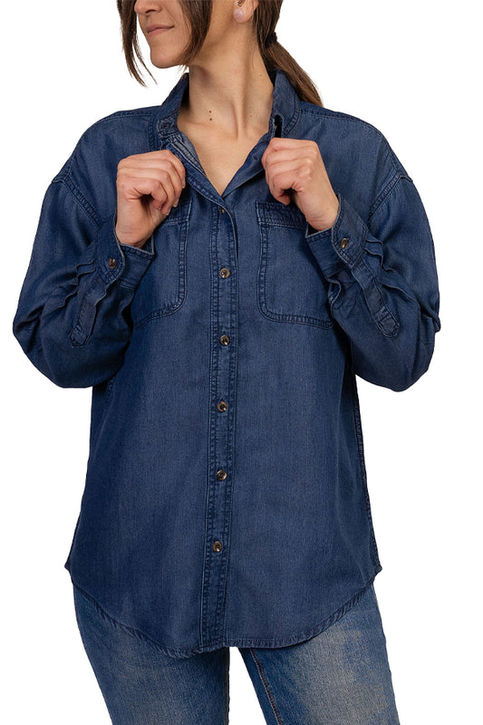 Silver Loose Fit Shirt