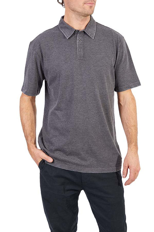 Silver Acid Wash Polo