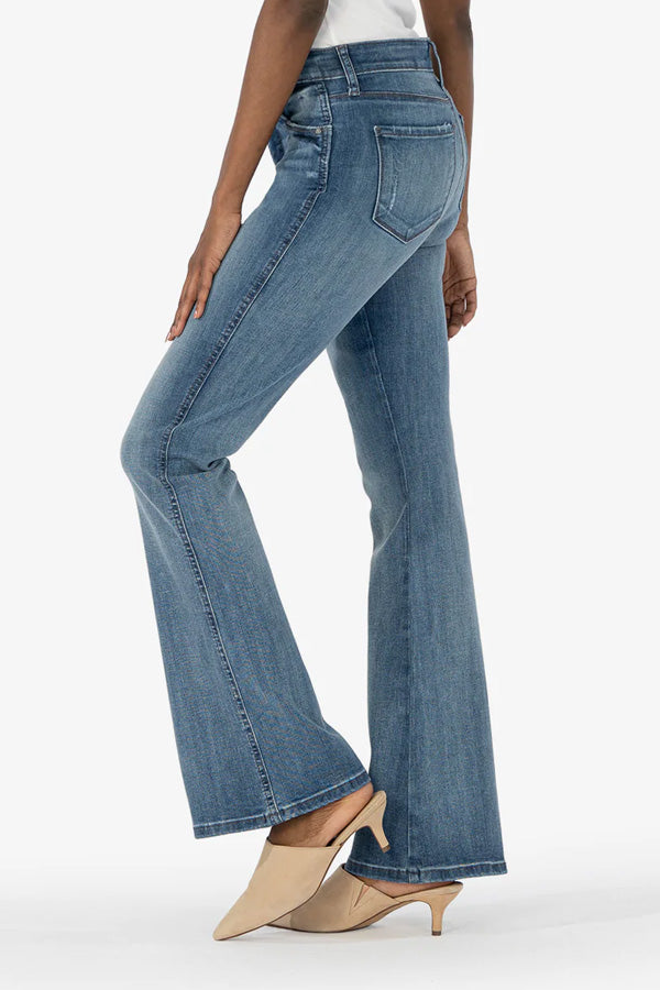 KUT Ana High Rise Fab Ab Flare Jeans