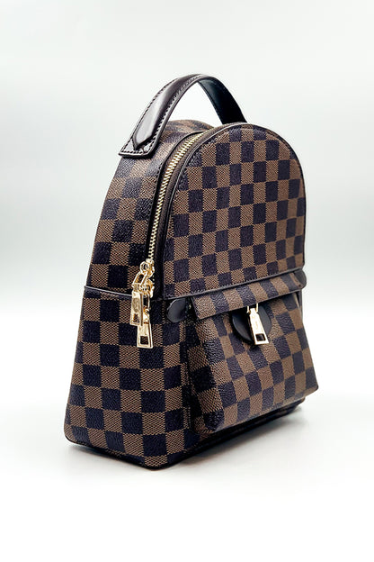 BK Brand Mae Check Backpack