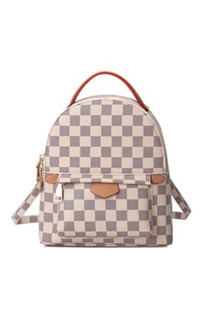 BK Brand Mae Check Backpack