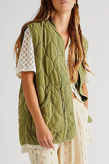 Free People Billy Military Vest