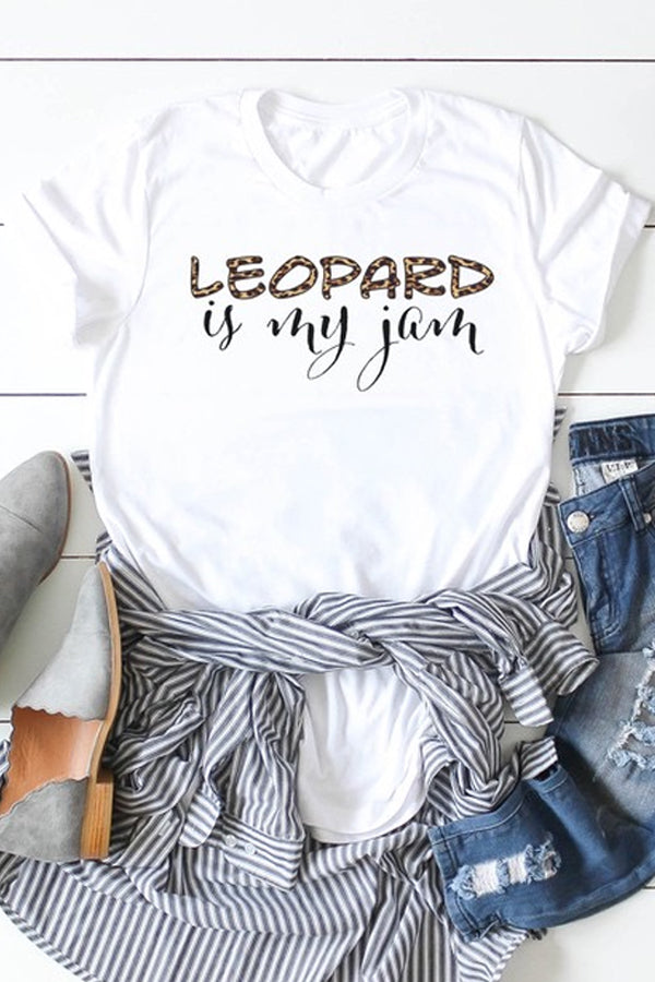 Bks Collection Graphic Tee – “Leopard is my Jam”
