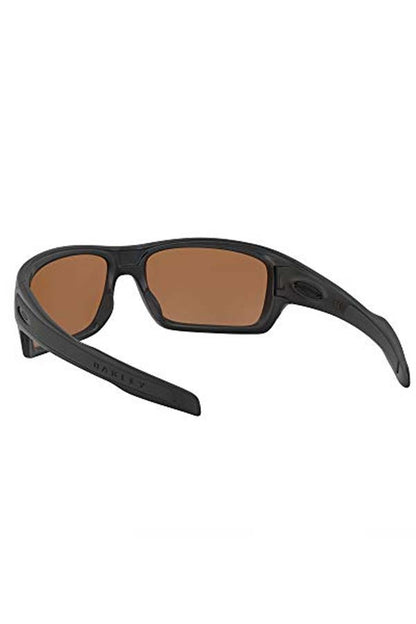 Oakley Matte Black Turbine with Tungsten Prizm Polarized