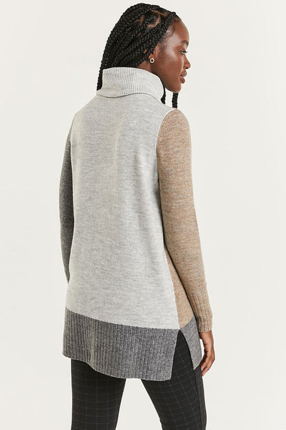 Point Zero Colour Block Sweater
