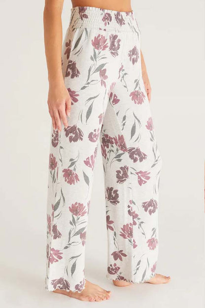 Z Supply Dawn Smocked Floral Pant