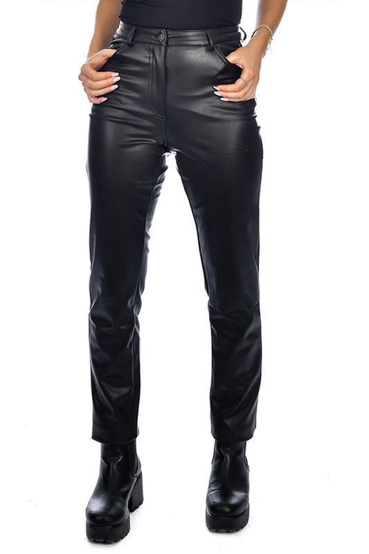 RD Style Kennedy Vegan Leather Cropped Pant