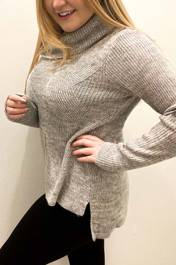 Point Zero Knit Cowl Neck Sweater