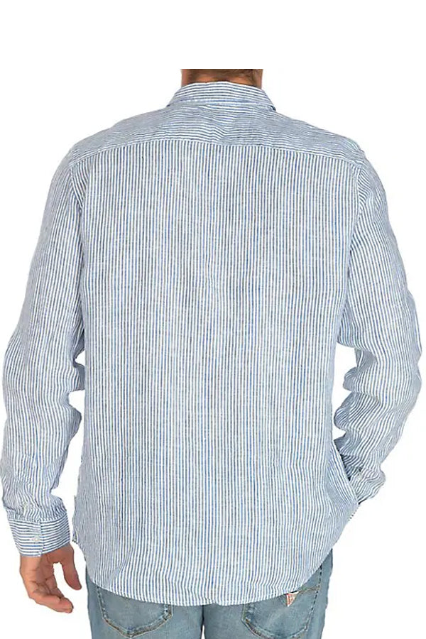Guess Nautical Stripe Linen Shirt
