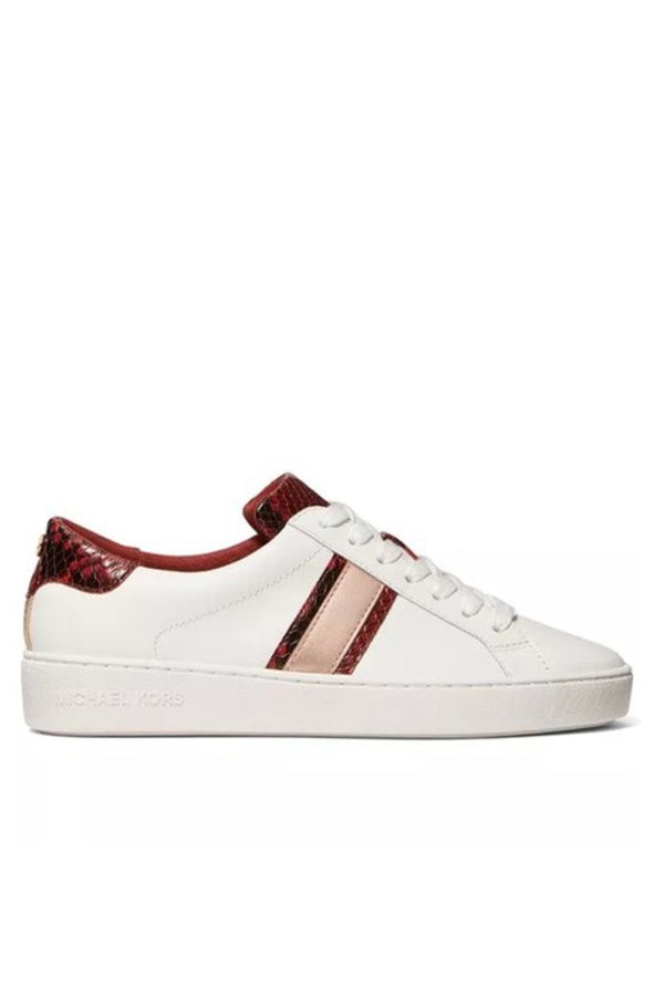 Michael Kors Irving Red & Rose Stripe Lace Up