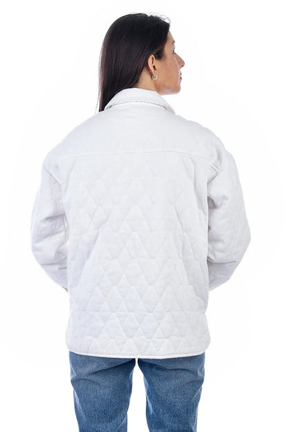 RD Style Quilted Chambray Jacket