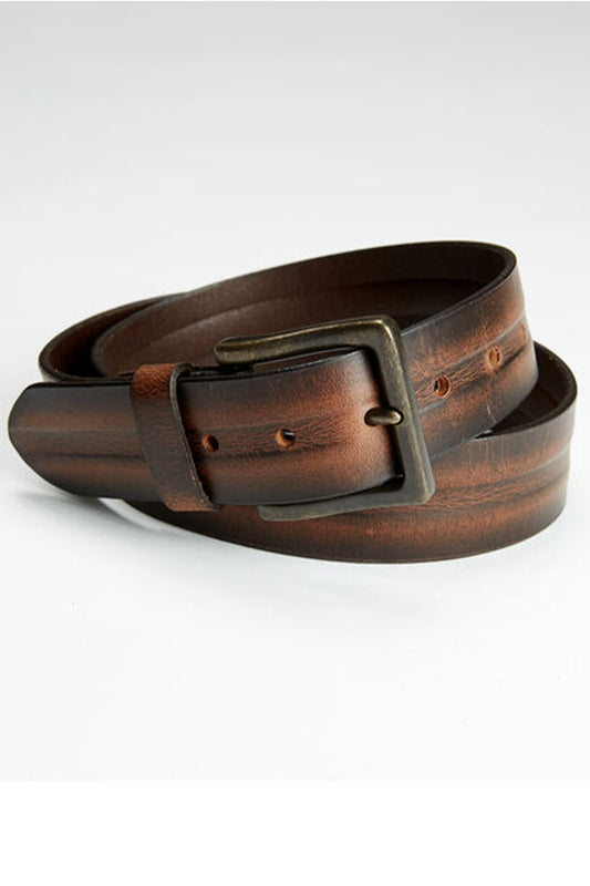 Silver Distressed 38mm Belt