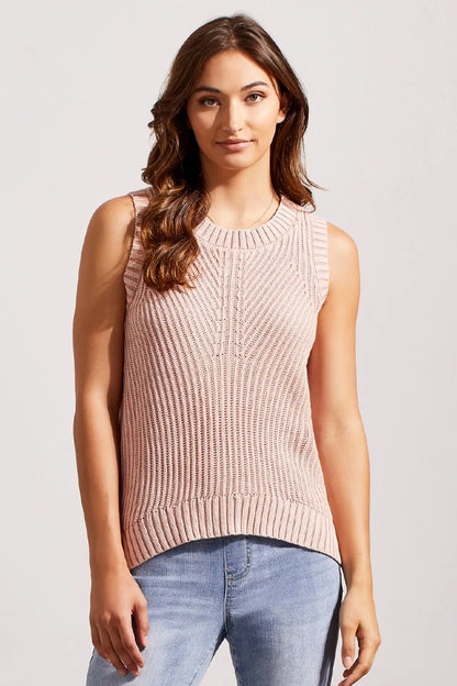 Tribal Ribbed Knit Sweater Tank