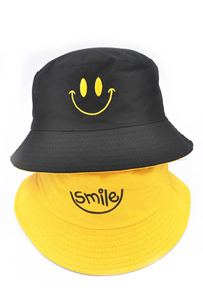BK Brand Reversible Smiley Bucket Hat