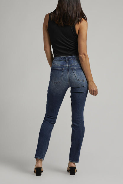 Silver Infinite Fit Straight Jeans