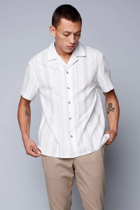 Hedge Short Sleeve Button Up